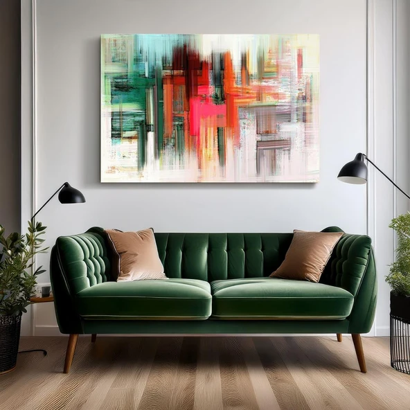 Blur Transitions Yağlı Boya Dokulu Tablo ürün görseli 1