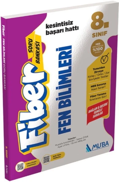 8. Sınıf Fen Bilimleri Fiber Soru Bankası Muba Yayınları ürün görseli 1