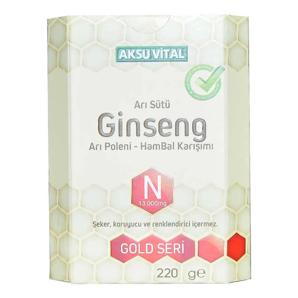 Arı Sütü Ginseng Polen Bal Karışımı 220 Gr - Resim 3