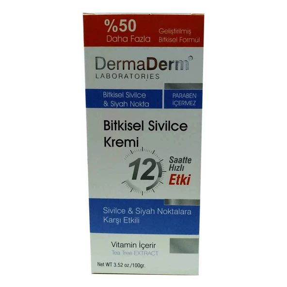 Bitkisel Akne Sivilce Kremi 100 Gr - Resim 4