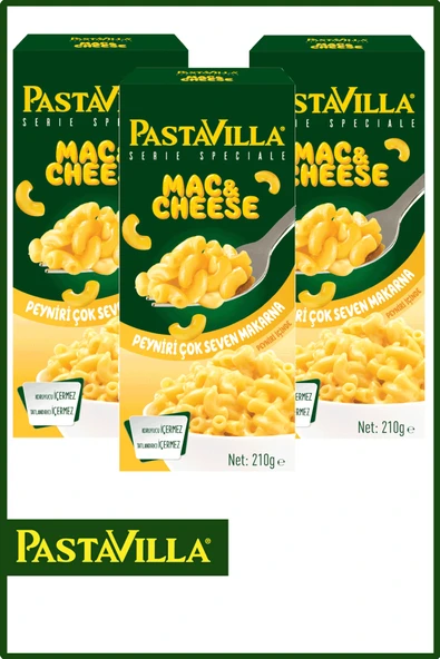 Pastavilla Mac & Cheese Makarna 210 gr x 3 Adet ürün görseli 1
