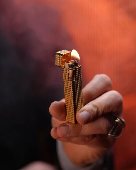 Caka Petra Serisi Benzinli Pirinç Çakmak - Petra Titan Gold ürün görseli 1