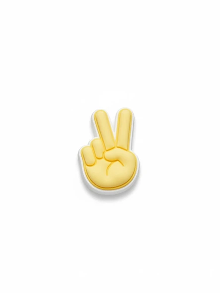 Peace Hand Sign Uniseks Çok Renkli Terlik - 10007207 ürün görseli 1