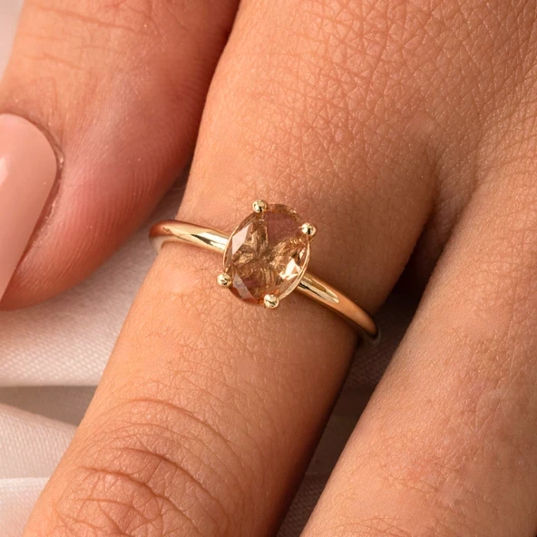 1.10 Karat Zultanit (Renk Değiştiren) Taşlı Pırlanta Montörü 925 Ayar Gümüş Evlilik Teklifi Yüzüğü ürün görseli 1