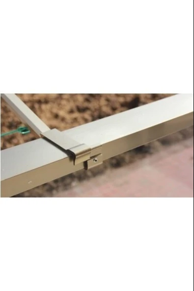 ASVERA 60x25 Alüminyum Kare Balkon Çamaşırlık Çamaşır Kurutmalık Bronz ürün görseli 1