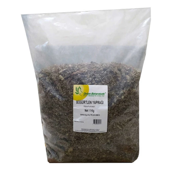 Doğal Böğürtlen Yaprağı 1000 Gr Paket ürün görseli 1