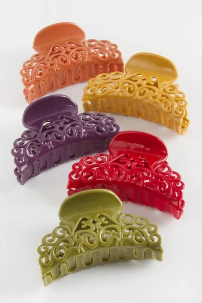 Çini Desenli Renkli Mandal Toka 8 cm ürün görseli 1