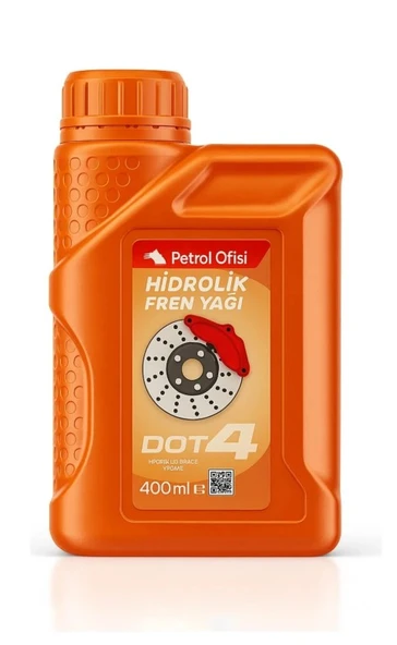 PETROL OFİSİ FREN HİDROLİK YAĞI DOT-4 400ML ürün görseli 1