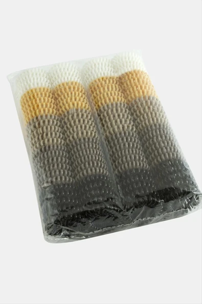 100 Adet Renkli Makarna Lastik Toka ürün görseli 1