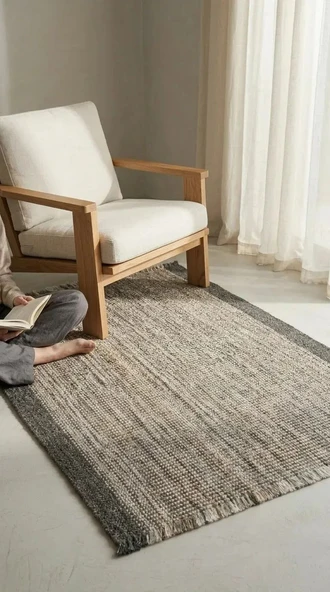 Ayaz Kapadokya Dekoratif Jüt Kilim ürün görseli 1