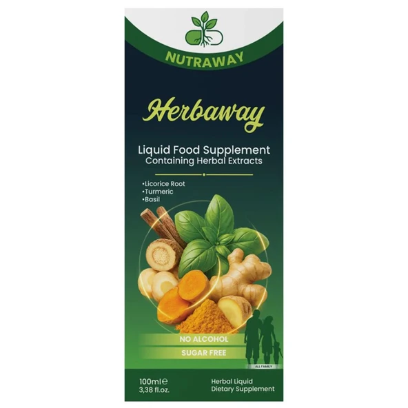 Nutraway Herbaway Bitkisel Şurup 100 ml ürün görseli 1