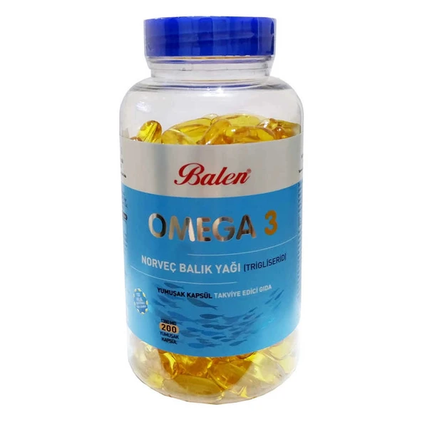 Omega 3 Norveç Balık Yağı İçeren 200 Kapsül (1380 MG - Trigliserid Form) ürün görseli 1