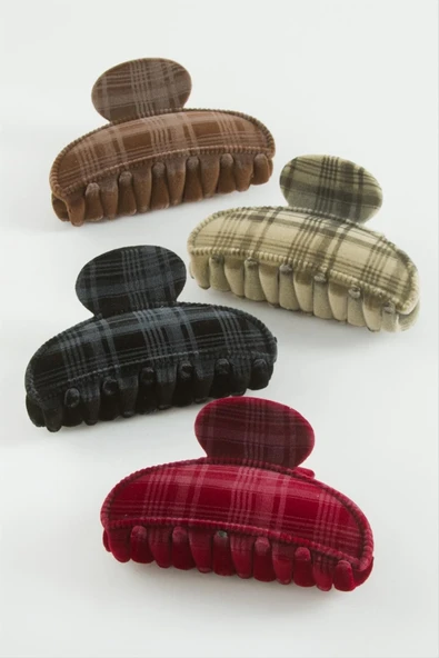 Oval Renkli Kadife Mandal Toka 8 cm ürün görseli 1