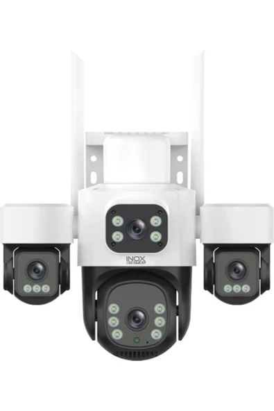 INOX X114 4X3MP DÖRT LENSLİ WİFİ PTZ KAMERA ürün görseli 1
