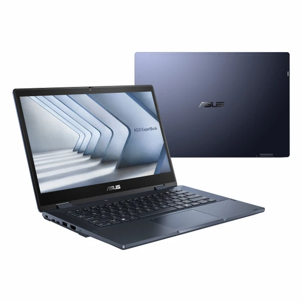 Asus ExpertBook B3 Flip B3402FVA-C58512B3D01 Core 5 120U 16GB 512SSD 14" FullHD FreeDOS Dokunmatik Dizüstü Bilgisayar ürün görseli 1