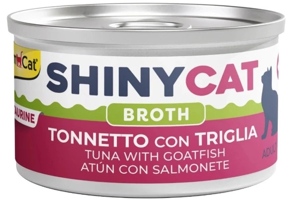 Gimcat Shinycat Sos İçinde Ton Ve Barbun Balıklı Kedi Konserve Maması 70 Gr ürün görseli 1