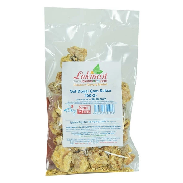 Çam Sakızı Doğal 100 Gr Paket - Resim 2