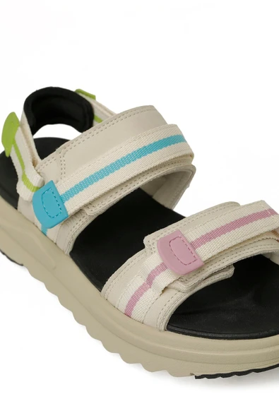 6M STEPS 6FX Kadın Bej Sandalet - 102250485 - Resim 6