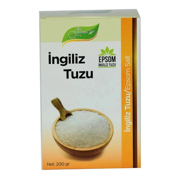 İngiliz Tuzu Yenilebilir Epsom Salt Magzenyum Sülfat 200 Gr ürün görseli 1