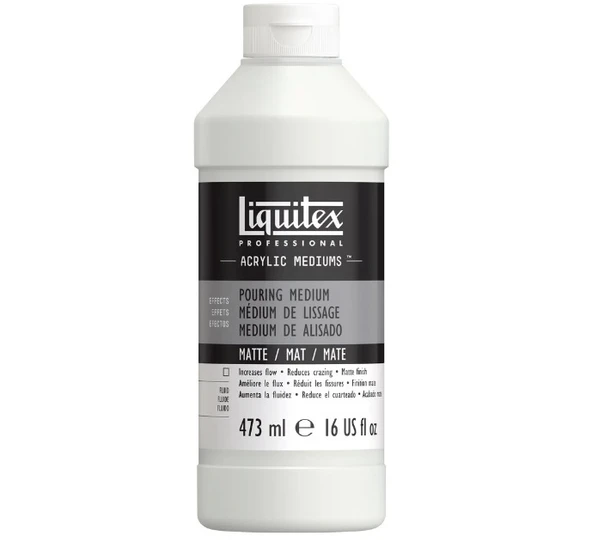 Liquitex Professional Akrilik Mat Pouring Medyum 473ml ürün görseli 1