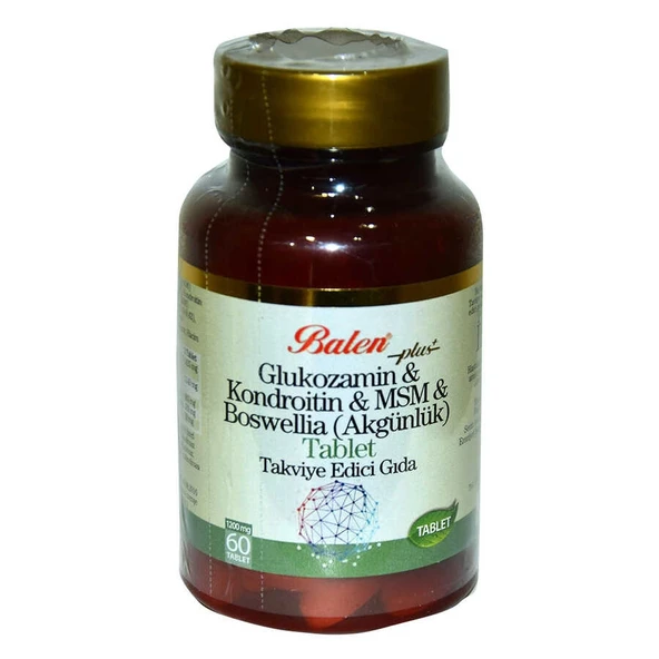 Glukozamin Kondroitin MSM Boswellia 60 Tablet ürün görseli 1