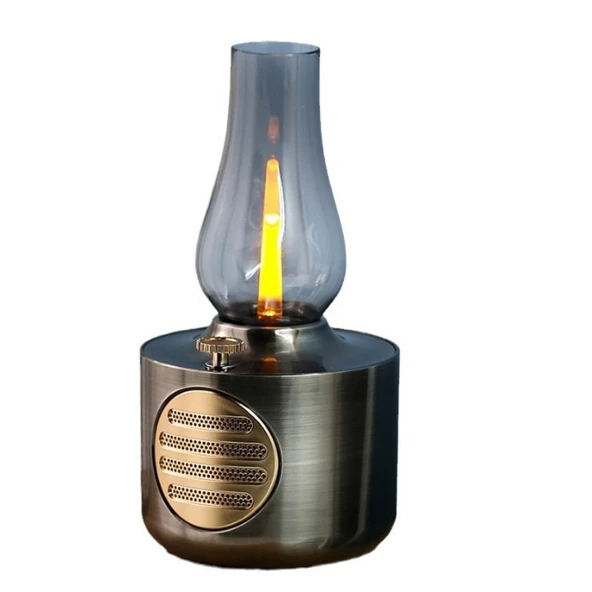 BlueSeed BS-604 Vintage Gaz Lambası Tasarımlı Bluetooth Hoparlör ve LED Lamba ürün görseli 1