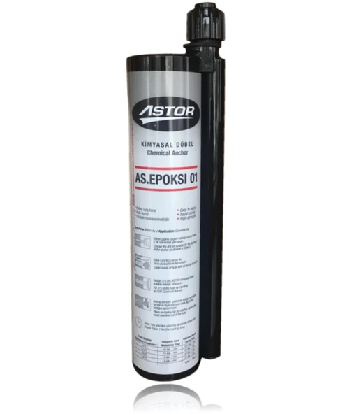 Astor Çift Bileşenli  Kimyasal Dübel Epoksi 345 ml ürün görseli 1