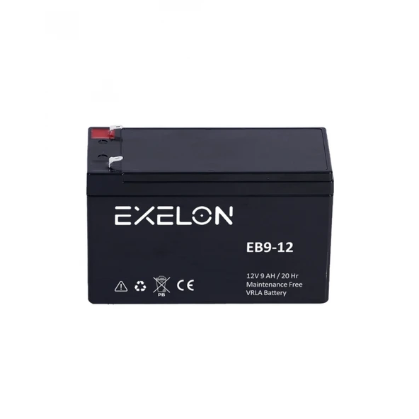 Exelon 9 Ah 12 Volt Akü ürün görseli 1