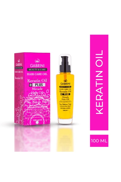 Gabrini Keratin Saç Bakım Yağı 8696814073112 ürün görseli 1