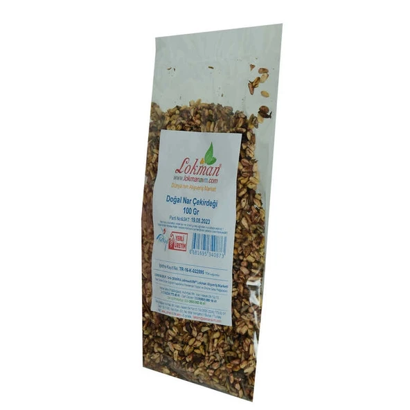 Doğal Nar Çekirdeği 100 Gr Paket - Resim 3