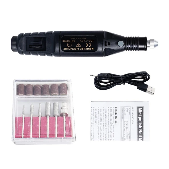 Mavi USB Kablolu Taşınabilir Parlatıcı - Resim 4