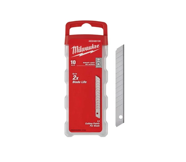 Milwaukee Maket Bıçağı Yedeği 10lu 9 Mm ürün görseli 1