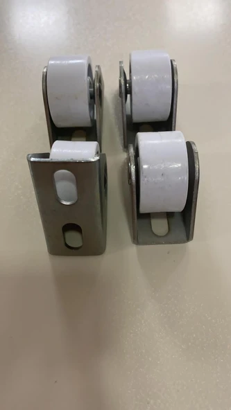 Servis Tekeri Sabit Beyaz 40 mm  (4 adet) - Resim 2