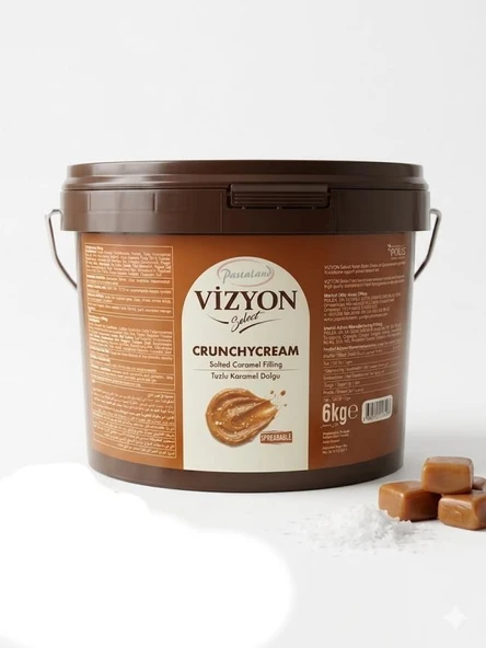 Vizyon Select Crunchy Cream Tuzlu Karamel Dolgu 6 Kg ürün görseli 1
