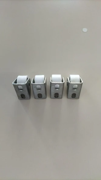 Servis Tekeri Sabit Beyaz 40 mm  (4 adet) - Resim 4