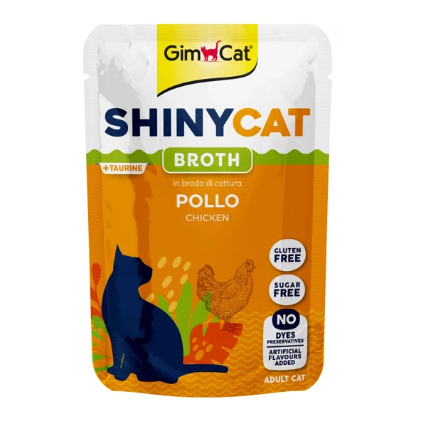 Gimcat Shinycat Tavuklu Yetişkin Kedi Çorbası 70 gr ürün görseli 1