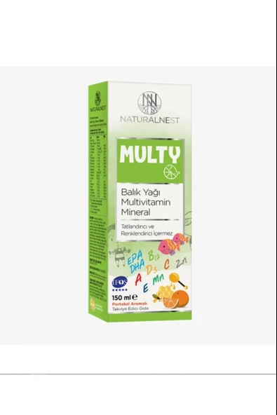 Naturalnest Multy Şurup 150 ml ürün görseli 1