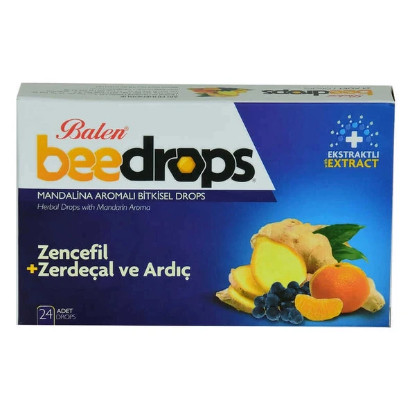 Mandalina Aromalı Bitkisel Drops 24 Adet - Resim 2