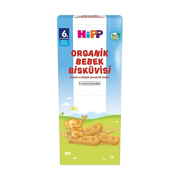 Hipp Organik Bebek Bisküvisi 180 Gr ürün görseli 1
