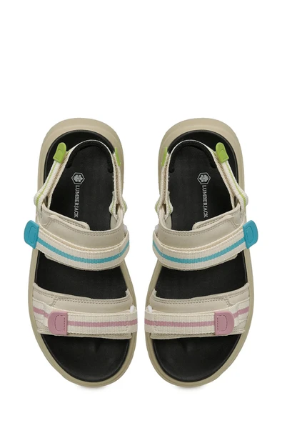 6M STEPS 6FX Kadın Bej Sandalet - 102250485 - Resim 4