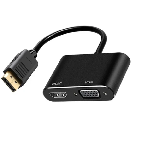 ZR723 Dp To Hdmı+Vga Çevirici ürün görseli 1