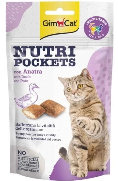 Gimcat Nutripockets Ördekli Kedi Ödülü 60 gr ürün görseli 1