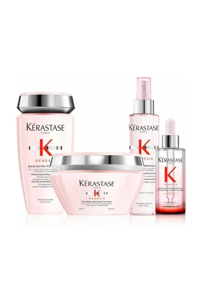Genesis Bain 250 ml-Maske 200ml- Sprey 150 ml ve Fortifiant S ürün görseli 1