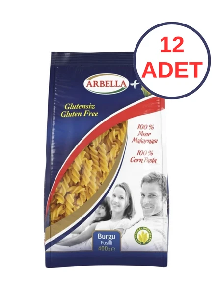 Glutensiz BURGU Makarna 12 ADET ürün görseli 1