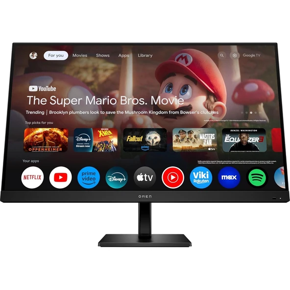 HP OMEN 31,5 inç UHD 144 Hz Akıllı Oyun Monitörü  32x Bilgisayar Monitörü 80 cm  3840 x 2160 Piksel 4K Ultra HD LED Siyah ürün görseli 1
