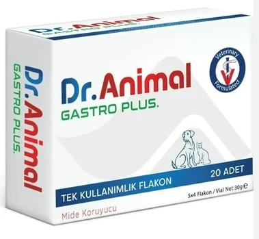 Dr. Animal Gastro Plus Mide Koruyucu 20'li Pipet (30g) - Kedi ve Köpekler İçin Sindirim Desteği ürün görseli 1