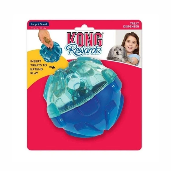 KONG Rewards Ball Köpekler için Ödül Maması Dağıtma Oyuncağı L ürün görseli 1