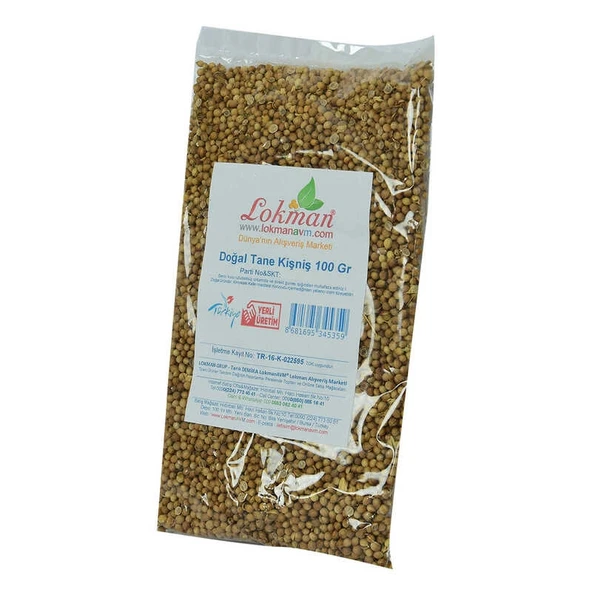 Kişniş Doğal Tane 100 Gr Paket - Resim 3