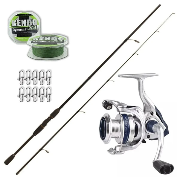 Okuma Aria 3000 - Remixon Double Black 240cm Spin Olta Seti ürün görseli 1