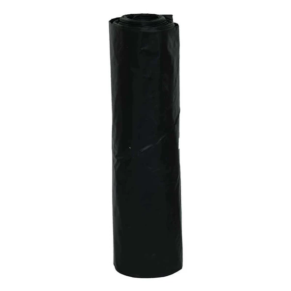 Çöp Torbası Ağır Sanayi Jumbo Boy 80x110Cm 800Gr 100Mikron Siyah Rulo 10 Adet ürün görseli 1